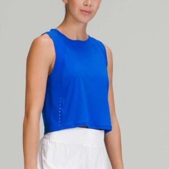 Sculpt Crop Tank Top Blazer Blue Tone (First Release) - Picture 2 of 6